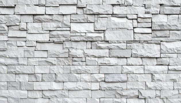 White stone wall texture
