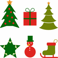 Christmas Ornament Set with Colorful Flair