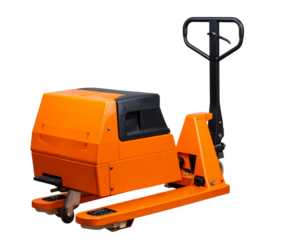 forklift truck isolated on white