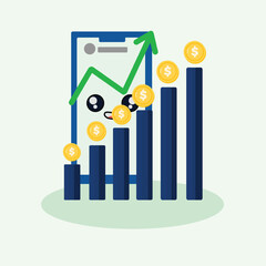 a graphic chart design art