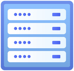 Fototapeta premium datacenter server vector icon