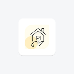 Home Warranty, vector, pixel perfect, illustrator file