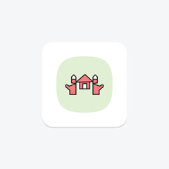 Gated Community, vector, pixel perfect, illustrator file