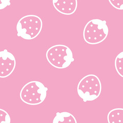 Strawberry seamless pattern design for background, wallpaper, textile design, fabric, card, wrapping paper, carpet, notebook, diary cover, blanket, blanket for kids, decorative, and etc.