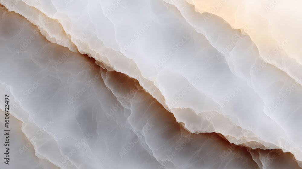 Poster abstract close-up of layered translucent stone surface showcasing intricate patterns and textures, h