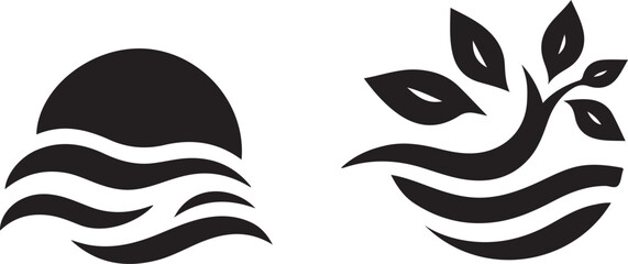 tropical island with palm trees