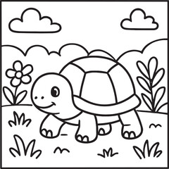 Cozy Moments Bold Line Coloring Page – Relaxing Hygge-Inspired Illustration