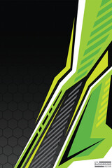 Racing style background image design