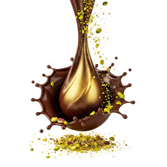 Golden Drop, Cocoa Wave – A Splash of Delicious Precision
