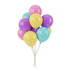 colorful party balloons