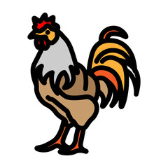 Bantam Vector Filled Icon Design