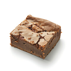 Decadent Chocolate Brownie with Cracked Top Layer