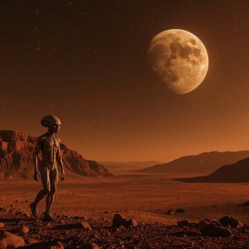 Alien creatures are mysterious, non-Earth beings with unknown origins, strange forms, and advanced intelligence.