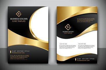 Modern annual report cover template or professional business brochure design |