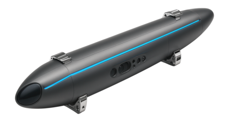 Electronic warfare pod mounted on wing hardpoint