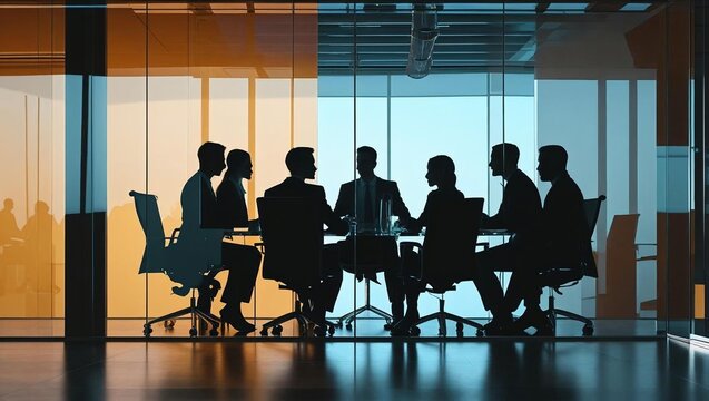 "Business Leader Developing Global Strategy in Modern Office"