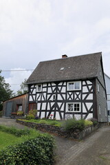 Blick in das Zentrum der Stadt Rennerod im Westerwald	
