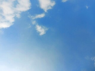 blue sky with clouds