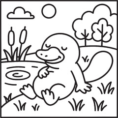 Cozy Moments Bold Line Coloring Page – Relaxing Hygge-Inspired Illustration