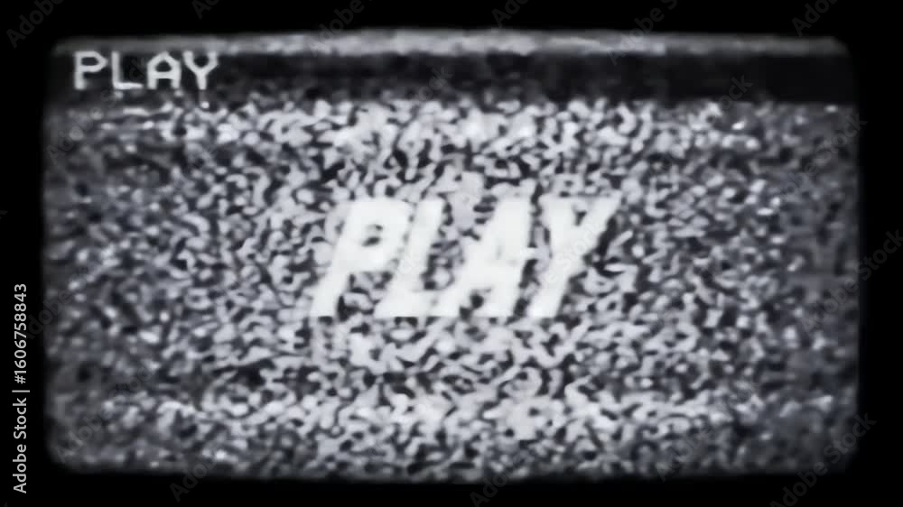 Aufkleber static screen with repeated 