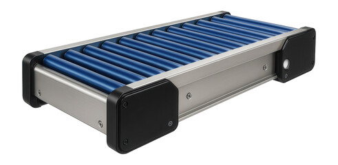 Motorized roller conveyor with integrated sensors for an automotive assembly line