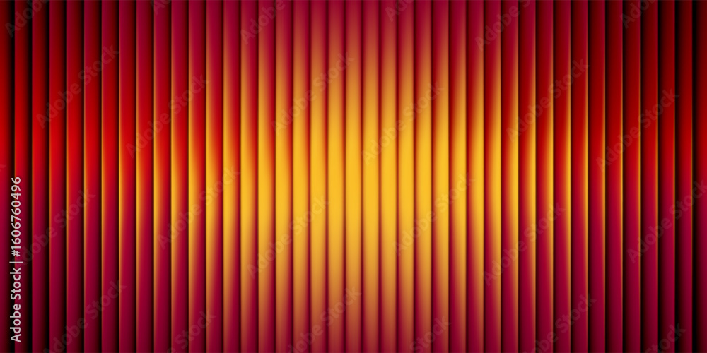 Aufkleber gradient glass fractal background with sunset red yellow light effects and warm abstract patterns. v