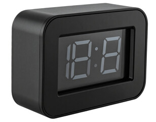 digital clock isolated on black