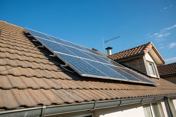 Eco-Friendly Home with Solar Energy Generation