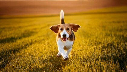 Running Beagle in Field