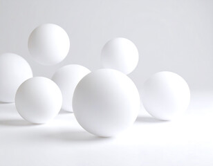 Minimalist White Sphere Background: Perfect for Clean Designs & Presentations