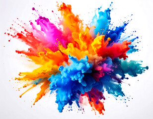 Fototapeta premium Vibrant Color Explosion: Abstract Art Background for Design Projects