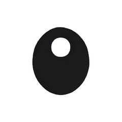 Black Circle Abstract Background: Minimalist Design Element