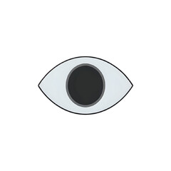 Mysterious Eye: A Symbolic Minimalist Design Element
