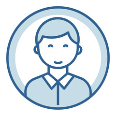 Obraz premium business man icon