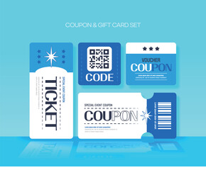 쿠폰 상품권 티켓 오브젝트 02
