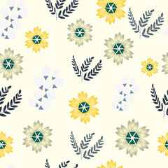 Mobile Cute seamless pattern .a pattern with flowers and trees on a background Colorful design for kids cloth, wallpaper, and any backgrounds. Repeating Pattern for Child.
