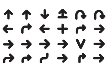 Set of Directional Arrows for Navigation and UI