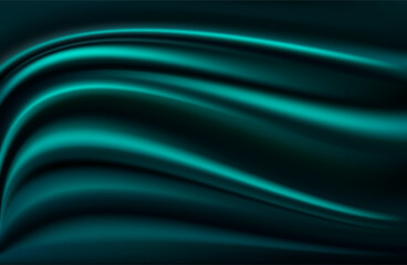 modern abstract green background. vector illustration. green fabric