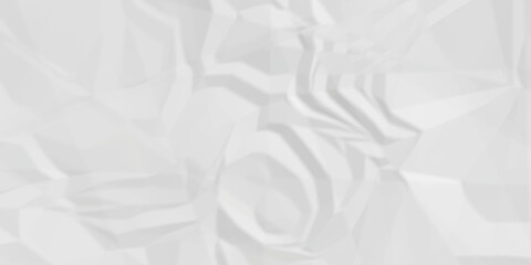 White crumpled paper texture. White wrinkled paper texture. White paper texture. White crumpled and top view textures can be used for background of text or any contents.	
