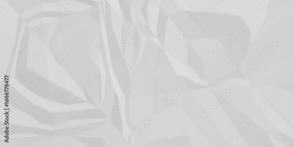 Poster white crumpled paper texture. white wrinkled paper texture. white paper texture. white crumpled and 