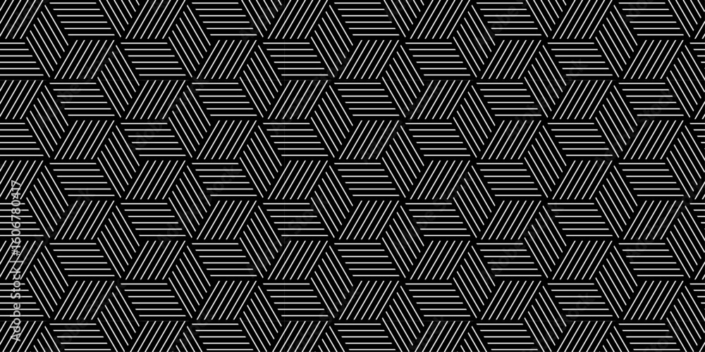 Poster vector geometric diagonal fabric waves seamless line texture. seamless pattern abstract geometric wi