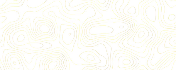 Golden topographic contour lines pattern topographic map