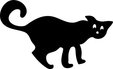 Halloween Silhouettes vector hand drawn