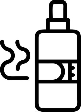recommend clip art: nicotine vector icon on white or transparent background. Smoking Stroke icon collections. Editable Stroke icon collection Outline icon.