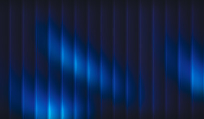 Futuristic fractal glass texture with waves in vibrant colors. Dynamic background for projects and website. Gradient wallpaper in dark blue tones.