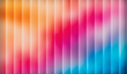 Futuristic fractal glass texture with waves in vibrant colors. Dynamic background for projects and website. Gradient wallpaper in pastel colors.