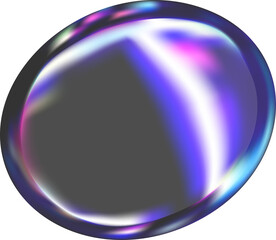 Colorful 3D Iridescent Sphere Reflection