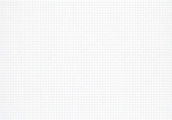 A clean white sheet of graph paper with a subtle grid pattern