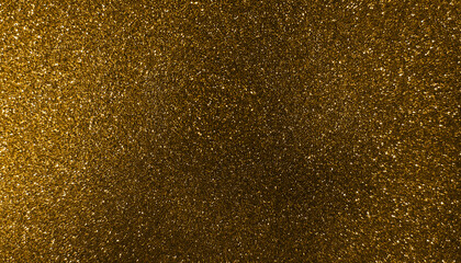 Golden brown glitter texture background. Starry night sky. Glowing stars in space. New Year, Christmas and Celebration background concepts.