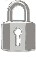 lock and key 100% fully editable vector file.